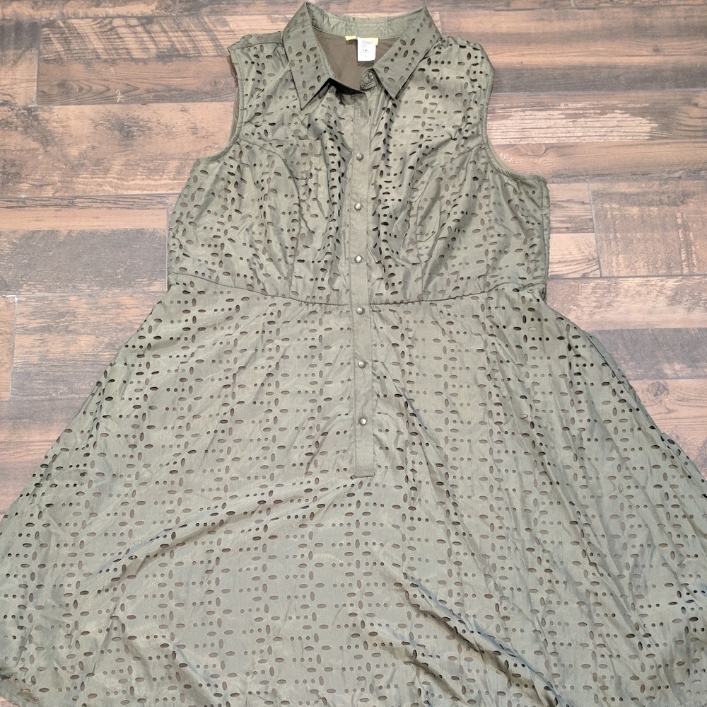 Modcloth olive dress